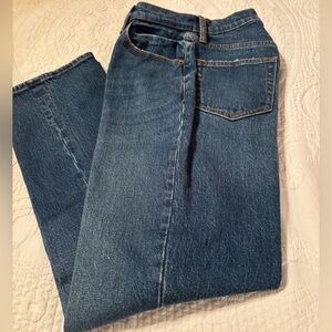 ABERCROMBIE &FITCH Curve Love Ultra High Rise Straight Jeans Size 25/0s
